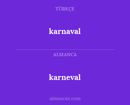 karnaval - karneval