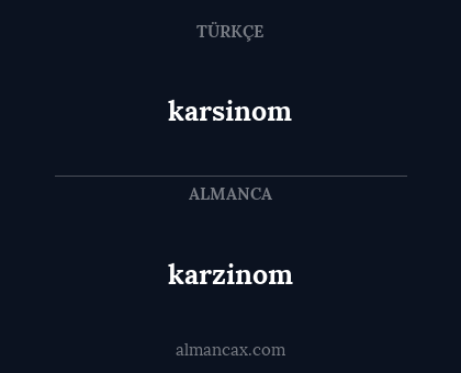 karzinom - karsinom