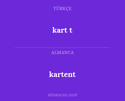 kart t - kartent