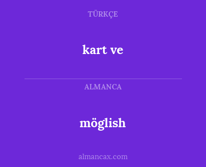 möglish - kart ve
