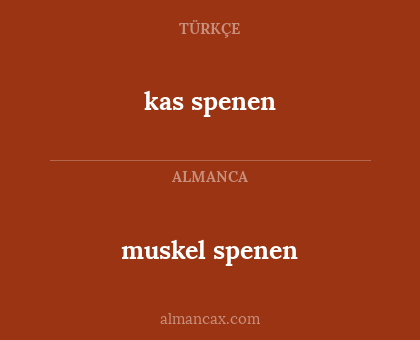 kas spenen - muskel spenen