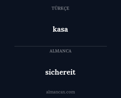 kasa - sichereit