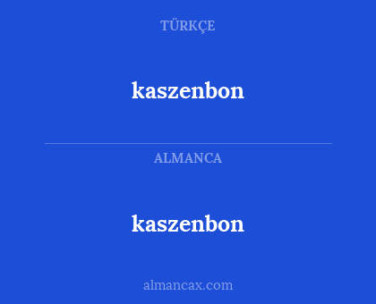 kaszenbon - kaszenbon