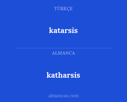 katarsis - katharsis