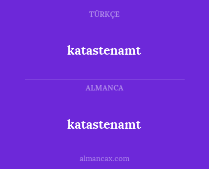 katastenamt - katastenamt