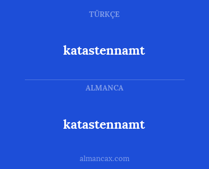 katastennamt - katastennamt
