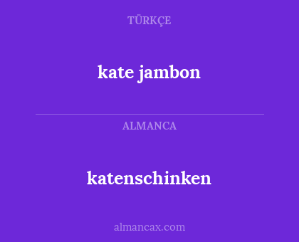 kate jambon - katenschinken
