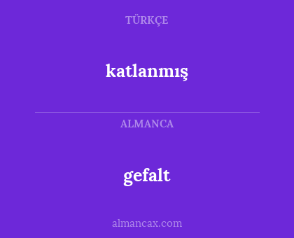 gefalt - katlanmış