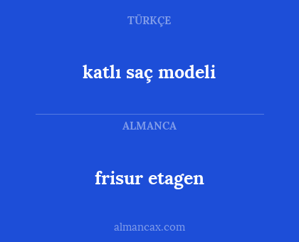 frisur etagen - katlı saç modeli
