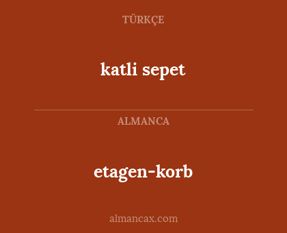 etagen-korb - katli sepet