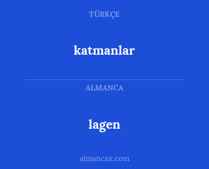 katmanlar - lagen