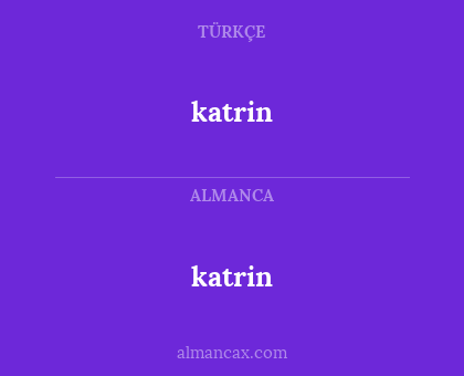 katrin - katrin