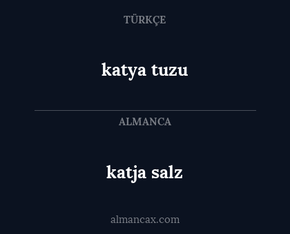 katja salz - katya tuzu