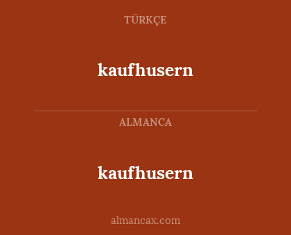 kaufhusern - kaufhusern