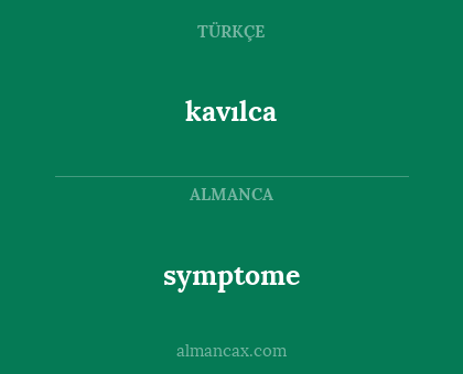 symptome - kavılca