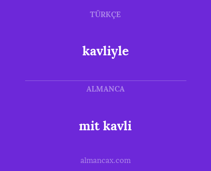 kavliyle - mit kavli