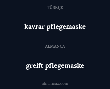 greift pflegemaske - kavrar pflegemaske