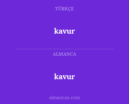 kavur - kavur