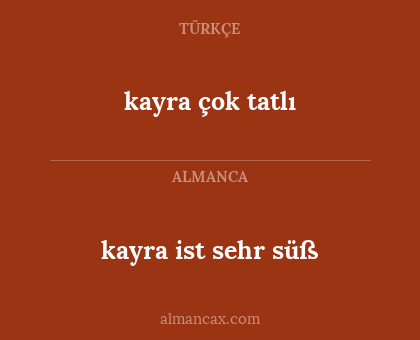 kayra çok tatlı - kayra ist sehr süß