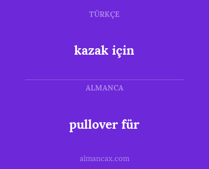 pullover für - kazak için