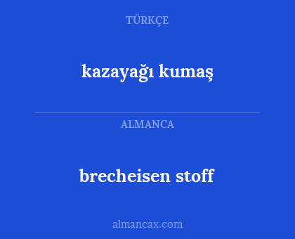 brecheisen stoff - kazayağı kumaş