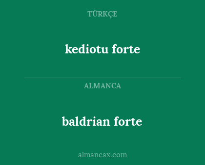 baldrian forte - kediotu forte