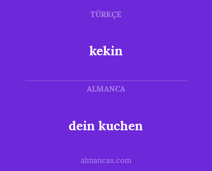 kekin - dein kuchen