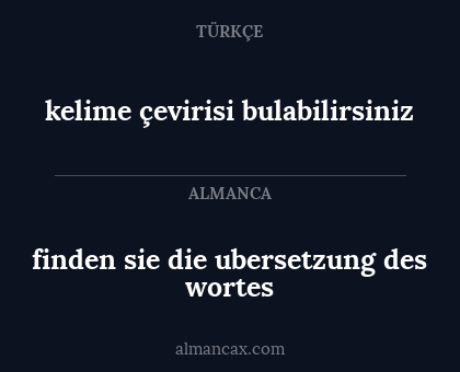 finden sie die ubersetzung des wortes - kelime çevirisi bulabilirsiniz