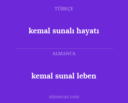 kemal sunal leben - kemal sunalı hayatı