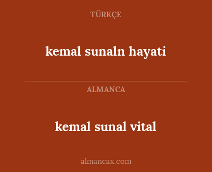 kemal sunaln hayati - kemal sunal vital