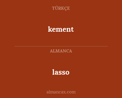 kement - lasso