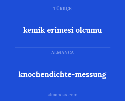 knochendichte-messung - kemik erimesi olcumu