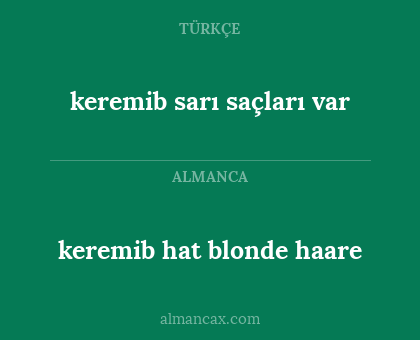 keremib hat blonde haare - keremib sarı saçları var