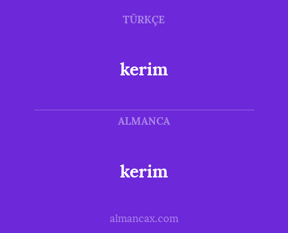 kerim - kerim