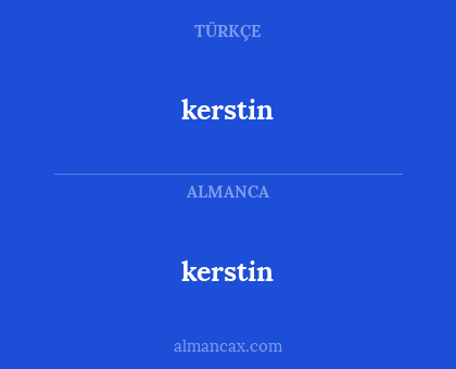 kerstin - kerstin