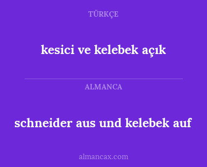 schneider aus und kelebek auf - kesici ve kelebek açık
