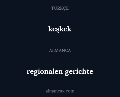 keşkek - regionalen gerichte