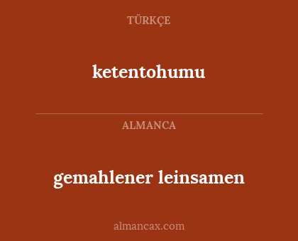gemahlener leinsamen - ketentohumu