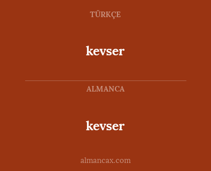 kevser - kevser