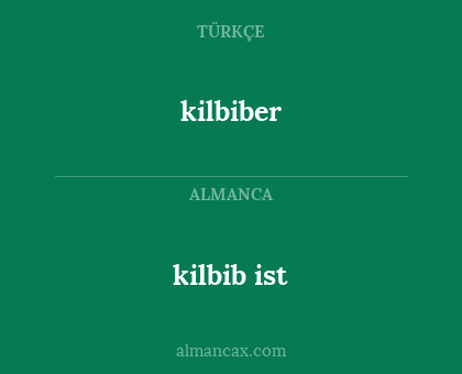 kilbiber - kilbib ist