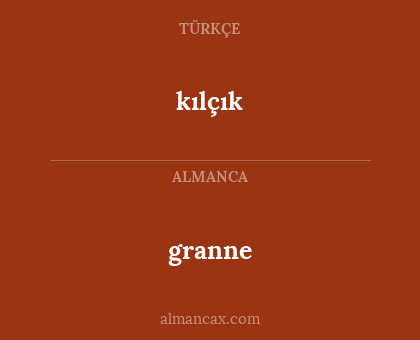 kılçık - granne