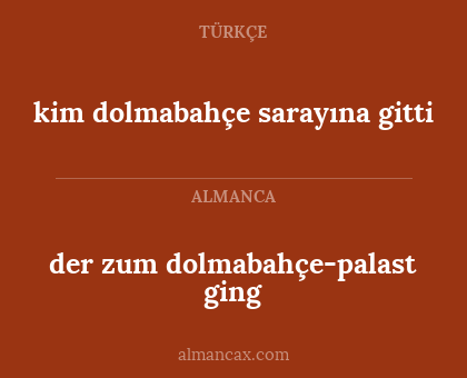 der zum dolmabahçe-palast ging - kim dolmabahçe sarayına gitti