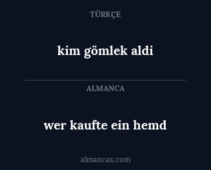 wer kaufte ein hemd - kim gömlek aldi