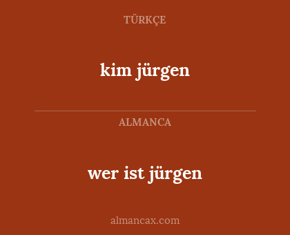 kim jürgen - wer ist jürgen