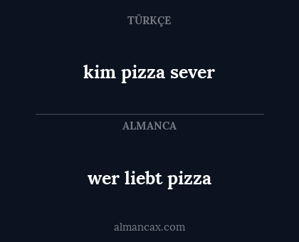 kim pizza sever - wer liebt pizza