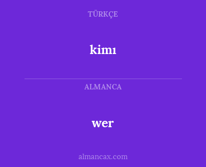 wer - kimı