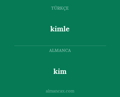 kim - kimle