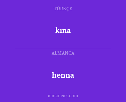 henna - kına