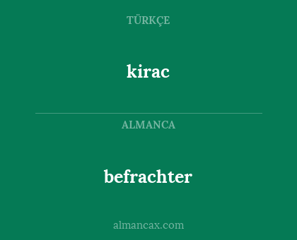 befrachter - kirac