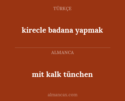 mit kalk tünchen - kirecle badana yapmak